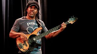 Victor Wooten of The Wooten Brothers performs at Blue Note on May 11, 2024 in Milan, Italy