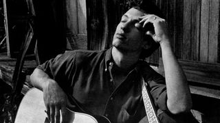 Portrait of American Blues musician John P Hammond, Topanga, California, 1962.
