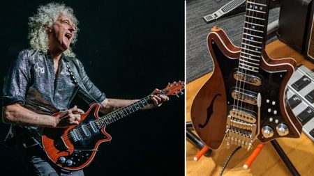 Brad McDowall's headless Red Special guitar